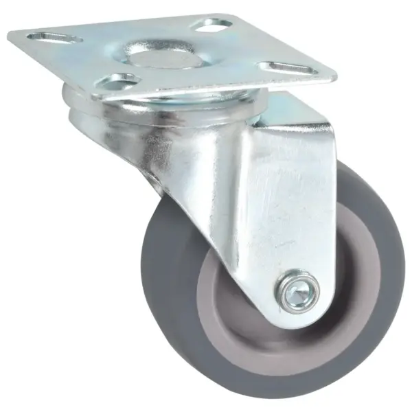 Pöörlevad kummirattad mööblile, 36 tk, hall, 50 mm, kandevõime 35 kg – 3