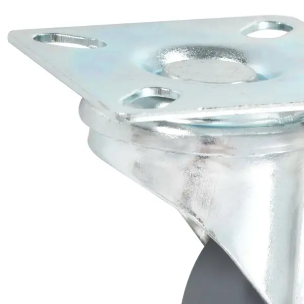 Hallid termoplastilisest kummist pöörlevad mööblirattad, 12 tk, 50 mm, 6 piduriga – 9