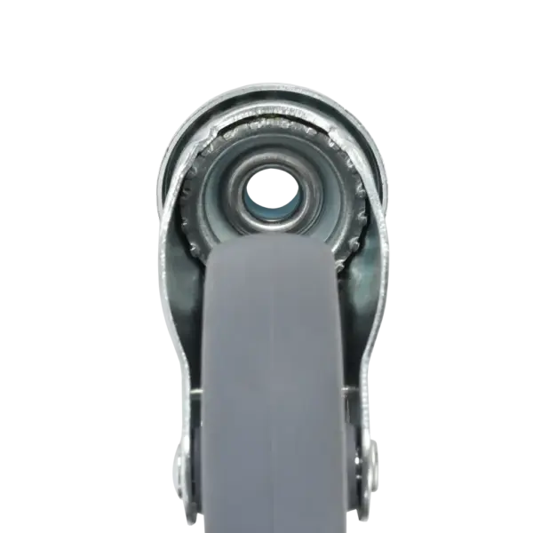 Pöörlevad mööblirattad poldiauguga, hall TPR, 100 mm, 16 tk, pooled piduritega – 7