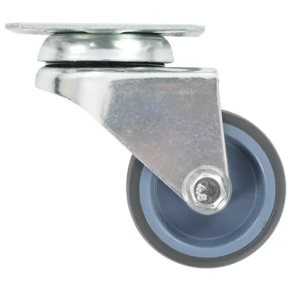 Hallid TPR pöörlevad mööblirattad, 8 tk, 50 mm, plaatkinnitusega – 4