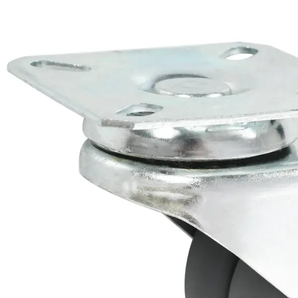 Hallid TPR pöörlevad mööblirattad, 8 tk, 50 mm, plaatkinnitusega – 5