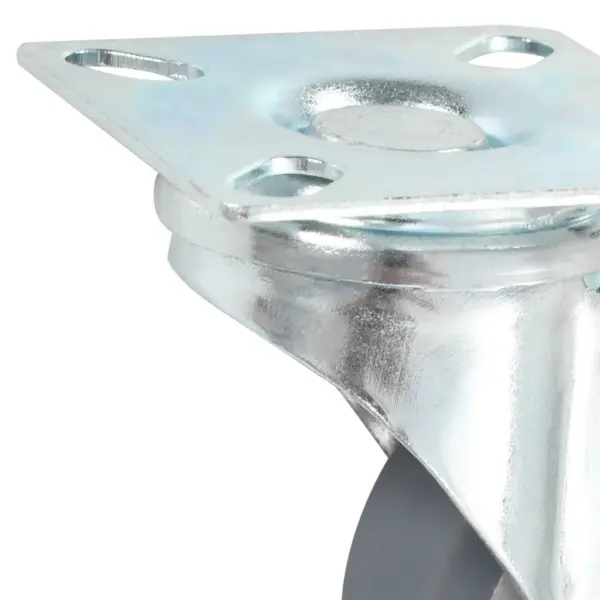 Pöörlevad mööblirattad termoplastilisest kummist, hall, 50 mm, 144 tk – 9