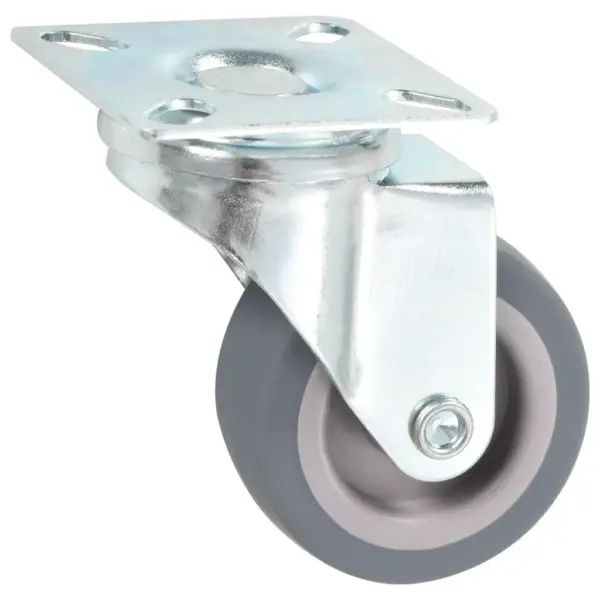 Pöörlevad mööblirattad plaadiga, 50 mm, hall, 72 tk – 4