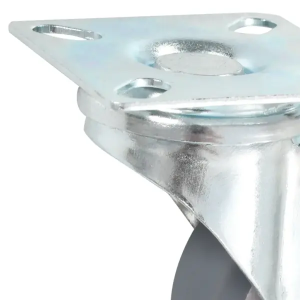 Pöörlevad mööblirattad 50 mm, hall termoplastiline kumm, 96 tk – 9