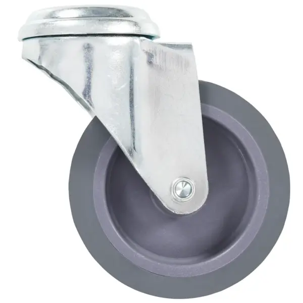 Pöörlevad mööblirattad poldiauguga, 16 tk, hall TPR, 75 mm, M10 – 4