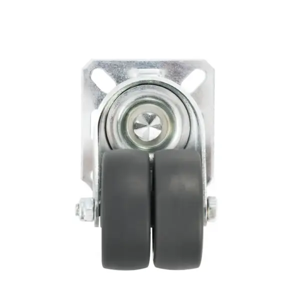 Pöörlevad TPR mööblirattad kinnitusplaadiga, hall, 50 mm, 24 tk – 7