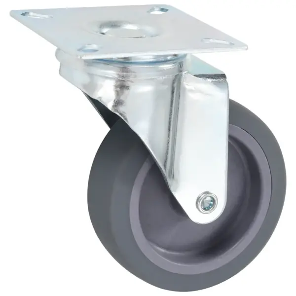 Pöörlevad TPR-mööblirattad, hall, 32 tk, 75 mm, 45 kg – 3