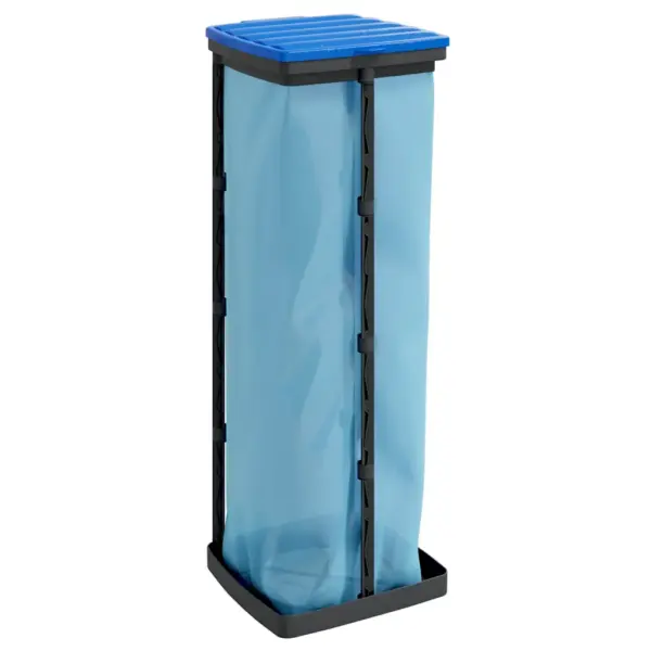 Prügikotihoidjad kaanega, 2 tk, 120 l, must/sinine, PP – 3