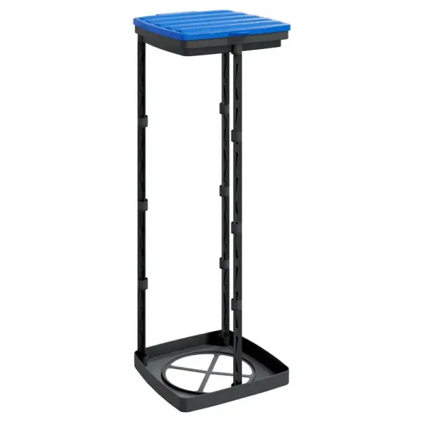 Prügikotihoidjad kaanega, 2 tk, 120 l, must/sinine, PP – 4