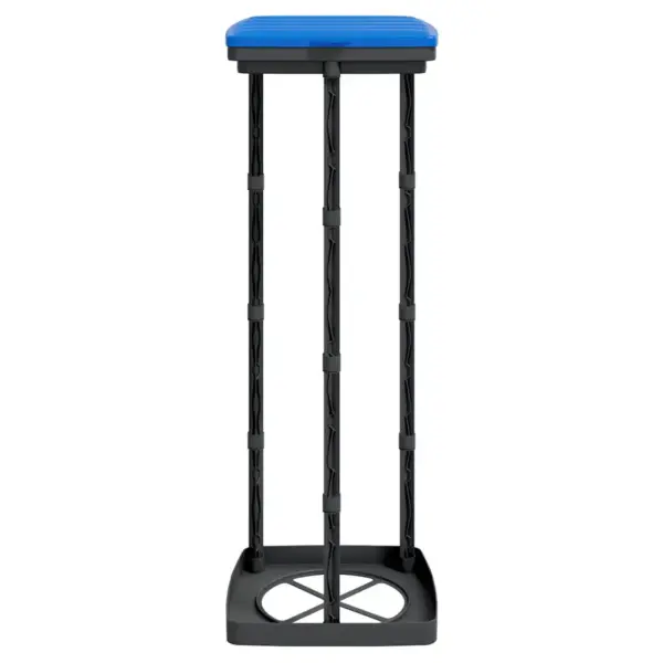 Prügikotihoidjad kaanega, 2 tk, 120 l, must/sinine, PP – 5