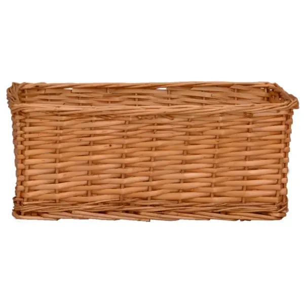 4-osaline üksteise sisse mahtuv kandiliste pajukorvide komplekt, pruun, kuni 45 x 40 x 17 cm - 5