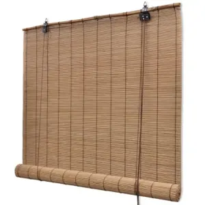 Pruun bambusest rulookardin 100 x 160 cm