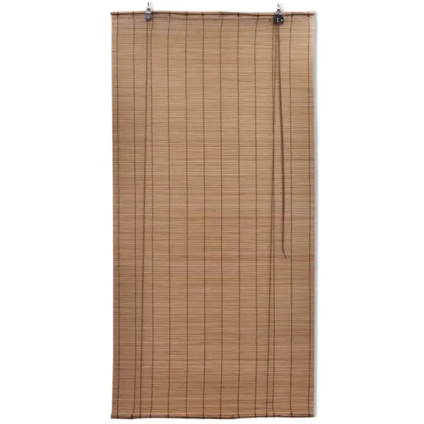 Pruun bambusest rulookardin 100 x 160 cm – 2