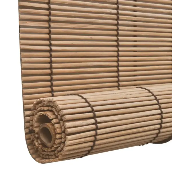 Pruun bambusest rulookardin 100 x 160 cm – 4