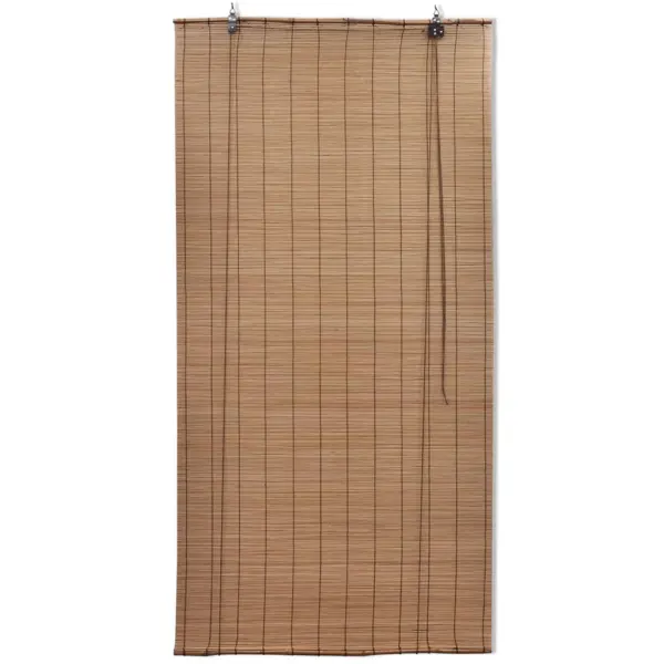 Pruun bambusruloo privaatsuse ja valguse reguleerimiseks, 150 x 220 cm - 2