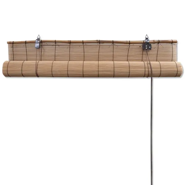 Pruun bambusruloo privaatsuse ja valguse reguleerimiseks, 150 x 220 cm - 5