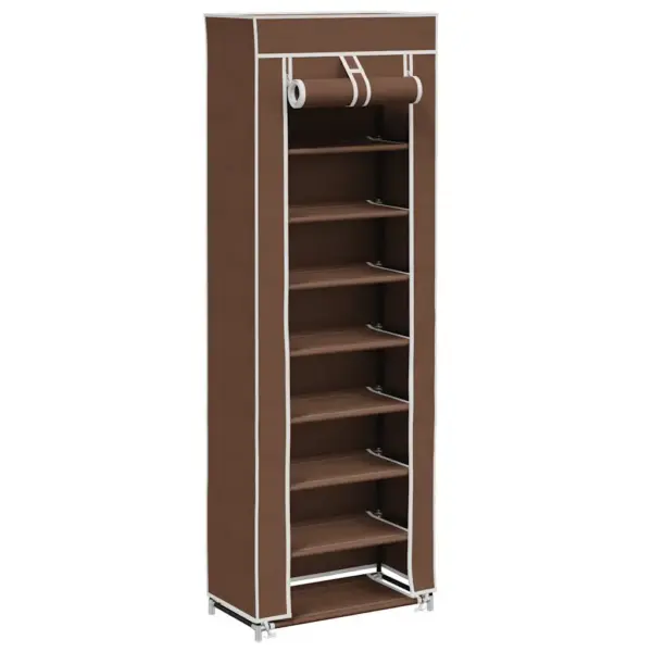 Pruun kangast kingakapp 8 riiuliga, 57 x 29 x 162 cm – 3