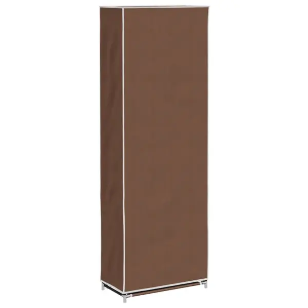 Pruun kangast kingakapp 8 riiuliga, 57 x 29 x 162 cm – 6