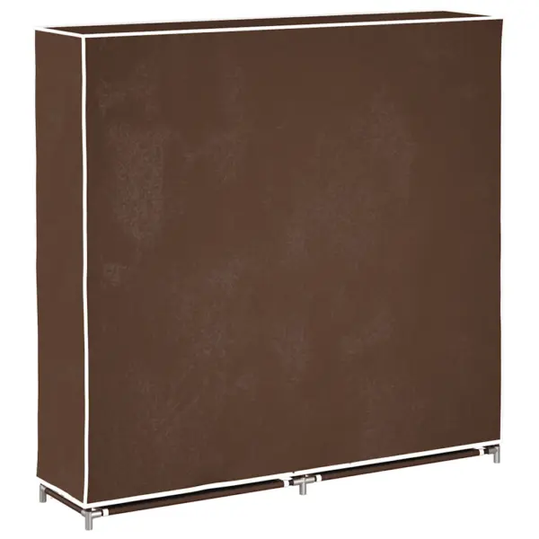 Kangast kingakapp kattega, 10 riiulit, pruun, 115 x 28 x 110 cm – 6