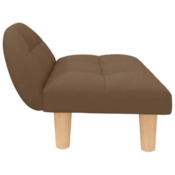 Pehme koeradiivan väikestele koertele, pruun kangas, 70 x 52 x 30 cm – 4