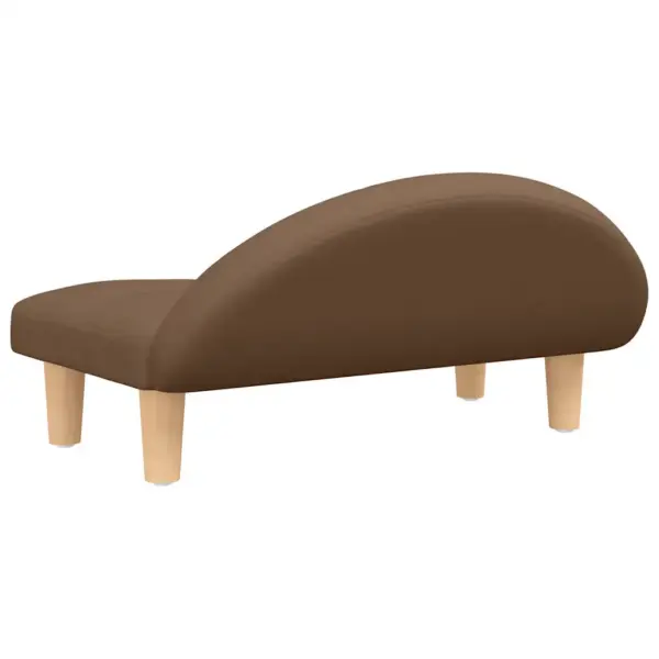 Pehme koeradiivan väikestele koertele, pruun kangas, 70 x 52 x 30 cm – 5