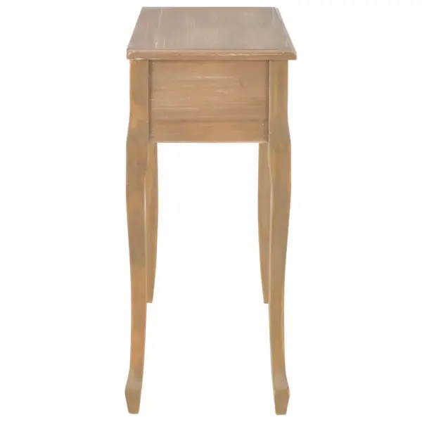 Kolme sahtliga konsoollaud, pruun MDF ja männipuit, 100 x 35 x 78 cm – 4