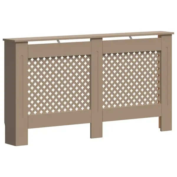 Pruun MDF radiaatorikate kärgstruktuuriga, 152 x 19 x 81,5 cm – 2
