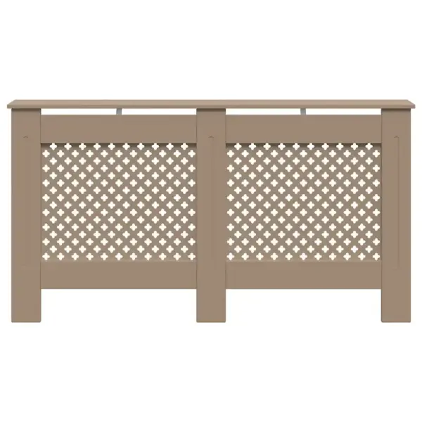 Pruun MDF radiaatorikate kärgstruktuuriga, 152 x 19 x 81,5 cm – 4