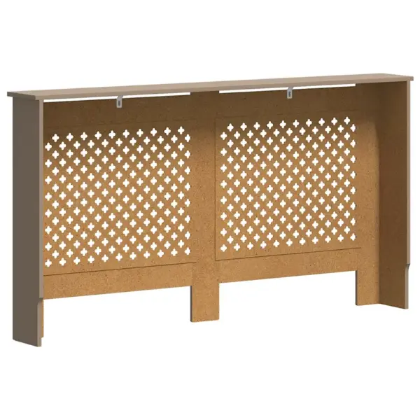 Pruun MDF radiaatorikate kärgstruktuuriga, 152 x 19 x 81,5 cm – 5