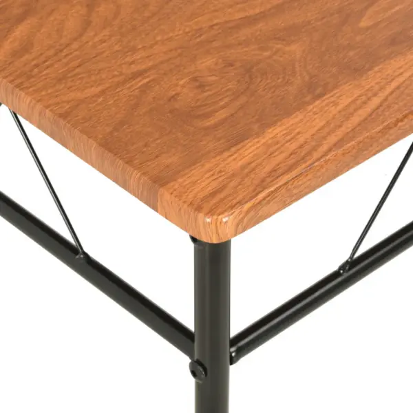 Pruun-mustad söögitoolid MDF-ist istmeplaadi ja terasraamiga, 2 tk, 40 x 48 x 86 cm – 7