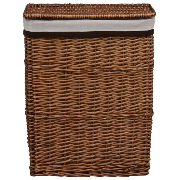 Pruun pajust pesukorv, 43 x 34 x 57,5 cm – 2