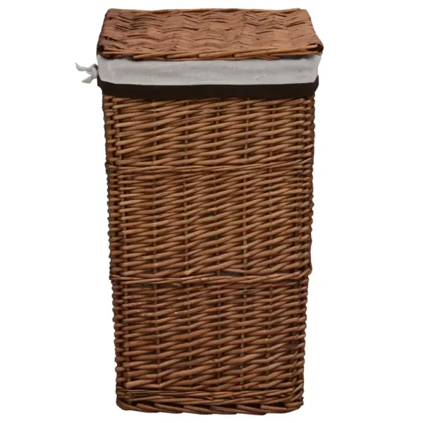Pruun pajust pesukorv, 43 x 34 x 57,5 cm – 3