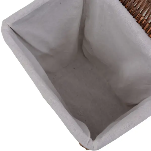 Pruun pajust pesukorv, 43 x 34 x 57,5 cm – 6