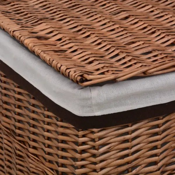 Pruun pajust pesukorv, 43 x 34 x 57,5 cm – 7