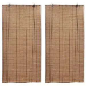 Bambusrulood pruun, 2 tk, 120 x 220 cm