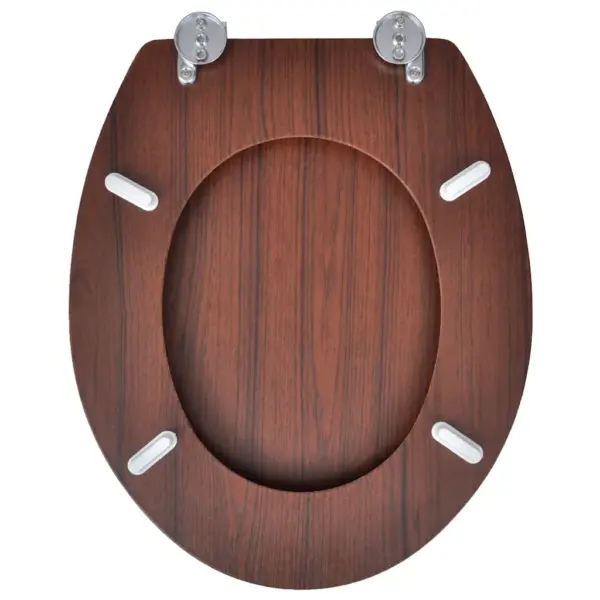 WC-prill-lauad kaantega, 2 tk, pruun MDF, reguleeritavate hingedega – 5