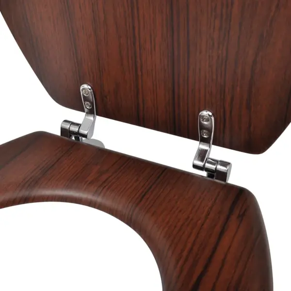 WC-prill-lauad kaantega, 2 tk, pruun MDF, reguleeritavate hingedega – 6