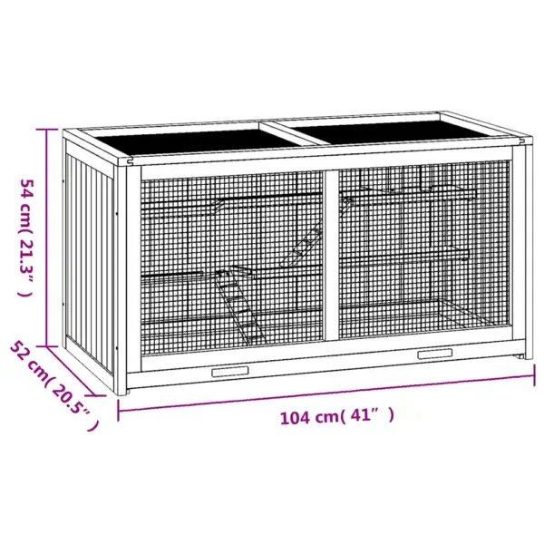 Hamstripuur mitmetasandiline, täispuidust kuusk, 104 x 52 x 54 cm – 9