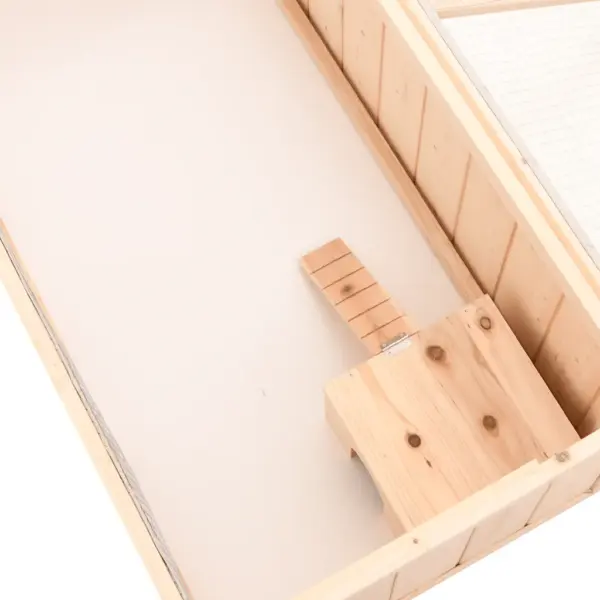 Puidust hamstripuur nulupuidust raamiga, 104 x 52 x 38 cm – 7