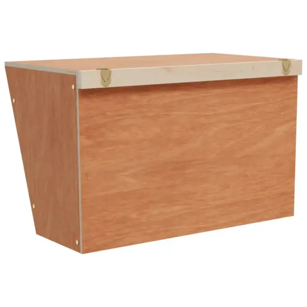 Väikeloomade puidust heinasõim küülikutele ja merisigadele, 37 x 18,5 x 23 cm, nulupuit – 5