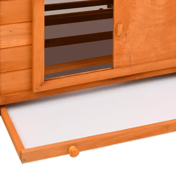 Puidust kanakuut kahekordse pesakastiga, nulupuit, 150 x 96 x 110 cm – 5