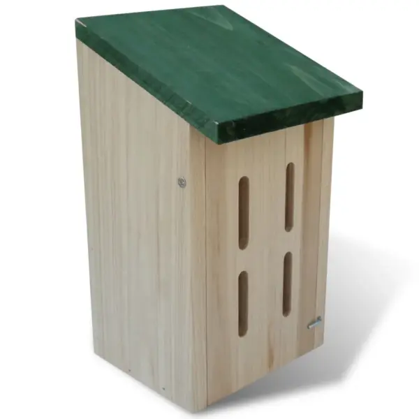Puidust liblikamajad rohelise katusega, 8 tk, 14 x 15 x 22 cm – 2