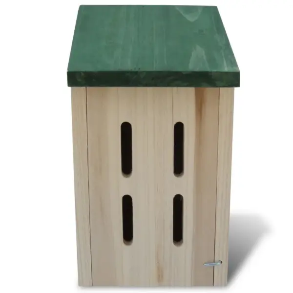 Puidust liblikamajad rohelise katusega, 8 tk, 14 x 15 x 22 cm – 3