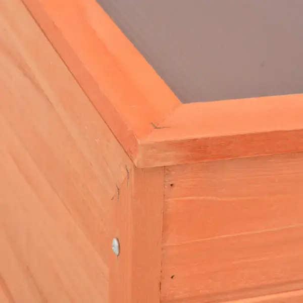 Puidust madal kasvuhoone PC-plaadist kaantega, 100 x 50 x 34 cm - 9