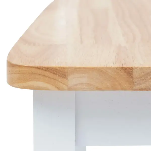 Puidust söögitoolid 2 tk, valge ja naturaalne kautšukipuit, 45,5 x 52 x 90 cm – 6
