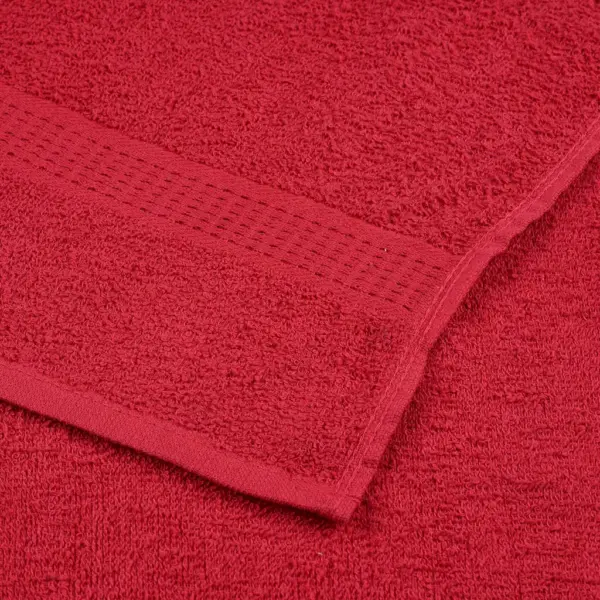 Punased puuvillased käterätikud FROGN, 10 tk, 50 x 100 cm, 360 g/m² – 6