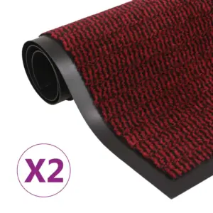Libisemiskindlad punased uksematid, 2 tk, 120 x 180 cm
