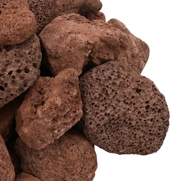 Punased vulkaanilised laavakivid akvaariumile ja aiamaastikule, 5–8 cm, 10 kg – 5