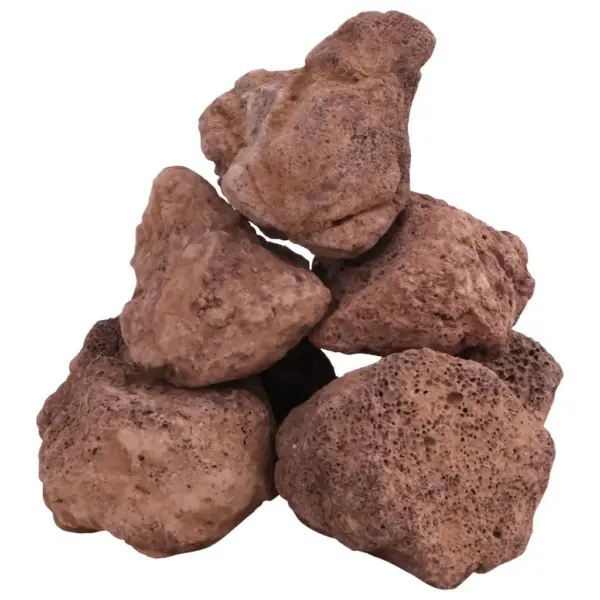 Punased vulkaanilised laavakivid akvaariumile ja aeda, 10–30 cm, 25 kg pakk – 3