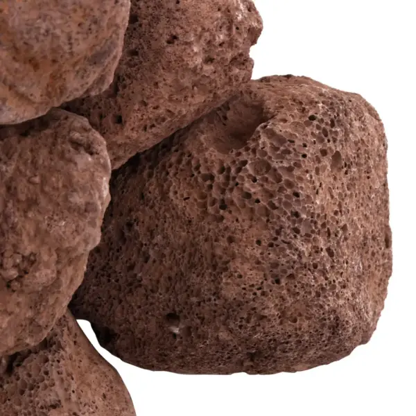 Punased vulkaanilised laavakivid akvaariumile ja aeda, 10–30 cm, 25 kg pakk – 5